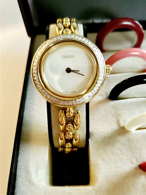 gucci top selling women watches|gucci bezel watches for women.